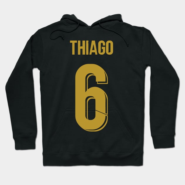 Thiago alcantara Gold Hoodie by Alimator